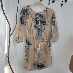 Roots lightweight tunic dress with belt